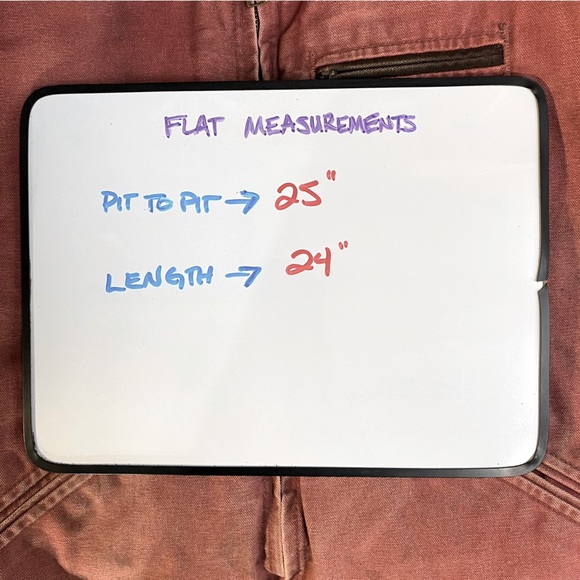 Vintage Carhartt WJO97 VRS Salmon Pink Duck Canvas Detroit Blanket Lined Coat XL - Picture 5 of 16